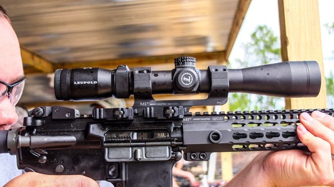 ar 15 scope mounts quick release