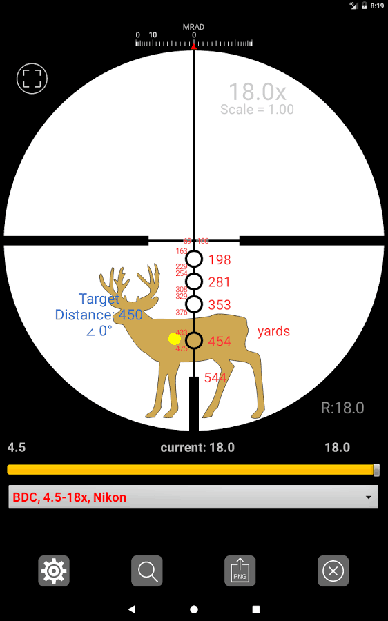 BDC Reticle Image