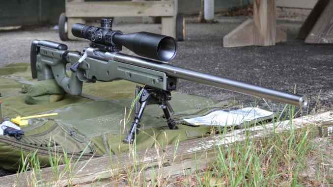 Bolt Action Rifle With Scope