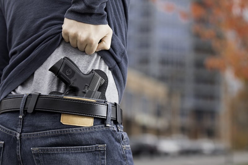 how to conceal carry a full size pistol